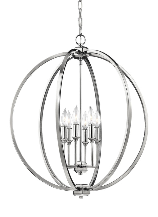 Feiss F3061 Corinne 6-lt Globe Large Pendant