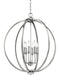 Feiss F3061 Corinne 6-lt Globe Large Pendant
