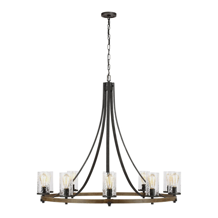 Feiss F3137 Angelo 10-lt 48" Chandelier