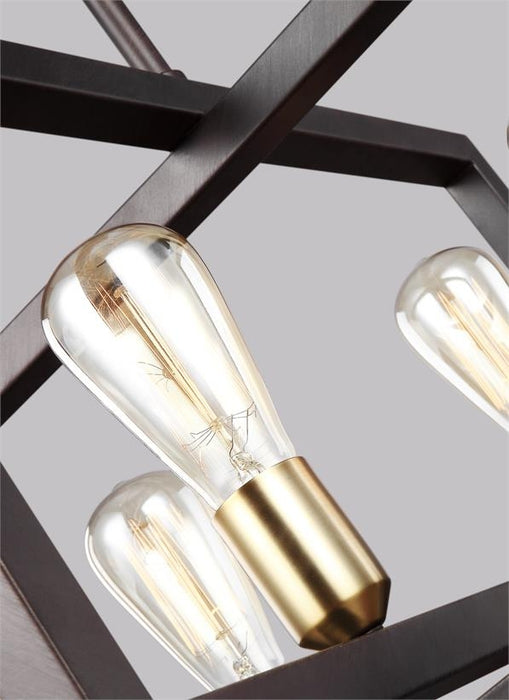 Feiss F3145 Finnegan 4-lt Chandelier