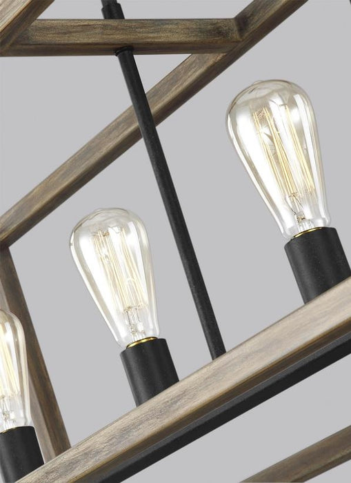 Visual Comfort F3193 Gannet 5-lt Island Chandelier