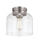 Feiss FM404 Hounslow 9" Wide Flushmount with Clear Glass