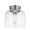 Feiss FM404 Hounslow 9" Wide Flushmount with Clear Glass