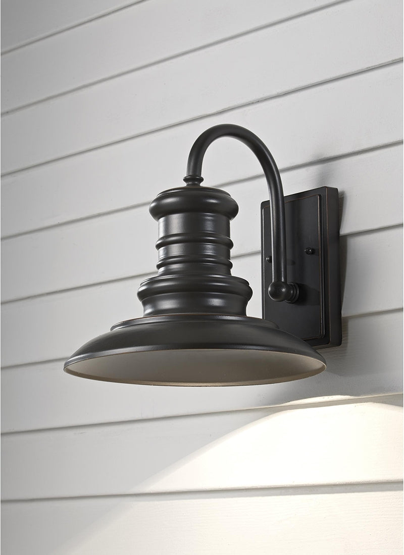 Feiss OL8601-L1 Redding Station 12.5" Wide LED Outdoor Wall Lantern