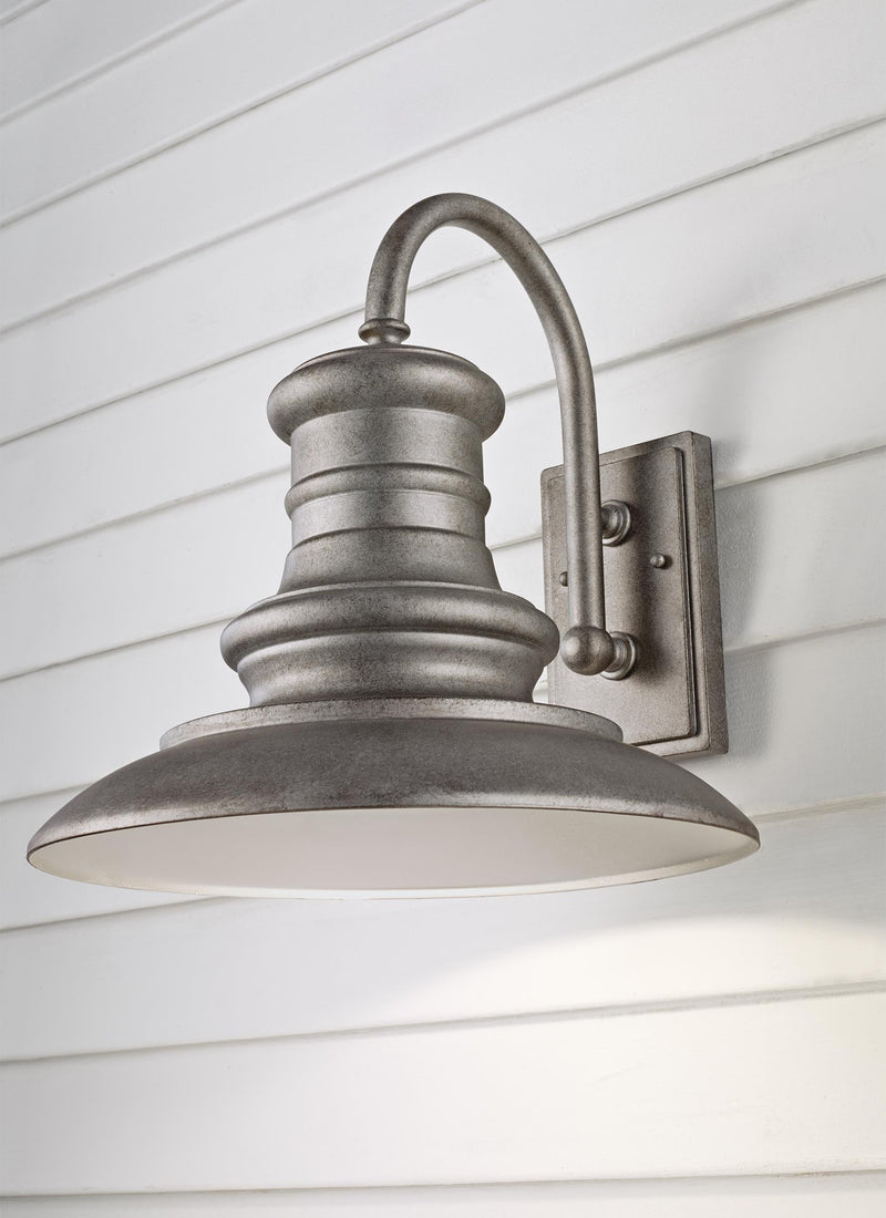 Feiss OL9004-L1 Redding Station 15" Wide LED Outdoor Wall Lantern