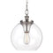 Feiss P1307 Tabby 12" Wide Pendant with Clear Glass