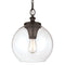 Feiss P1307 Tabby 12" Wide Pendant with Clear Glass