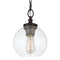 Feiss P1308 Tabby 8" Wide Mini Pendant with Clear Glass