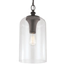 Feiss P1309 Hounslow 9" Wide Pendant with Clear Glass
