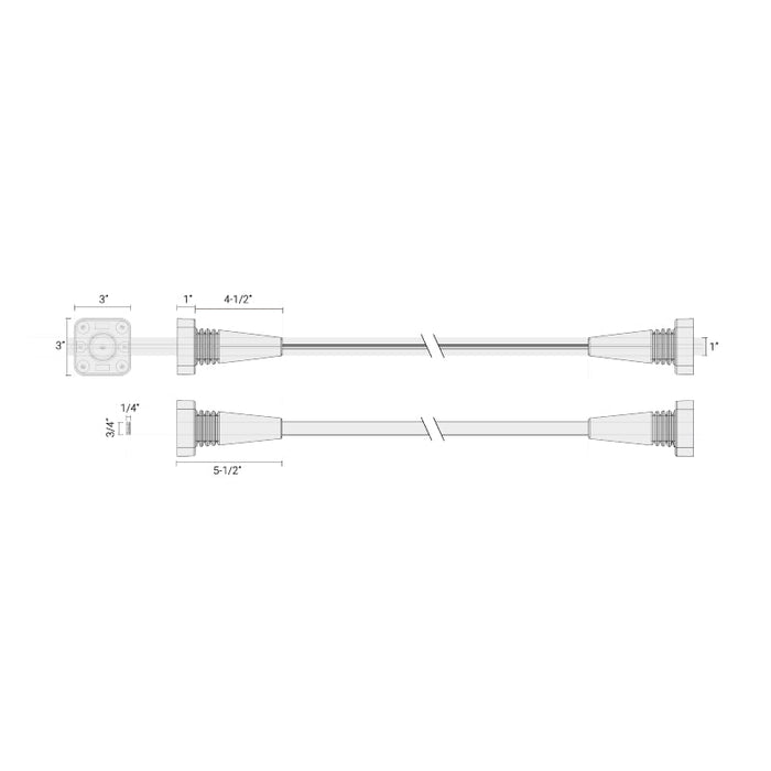 Elite FT-DIM10-48V-20 Tension 20-ft Track with Uplight