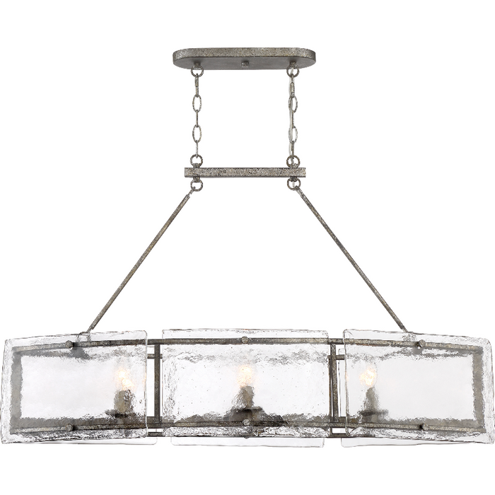 Quoizel FTS638 Fortress 6-lt 39" Island Chandelier