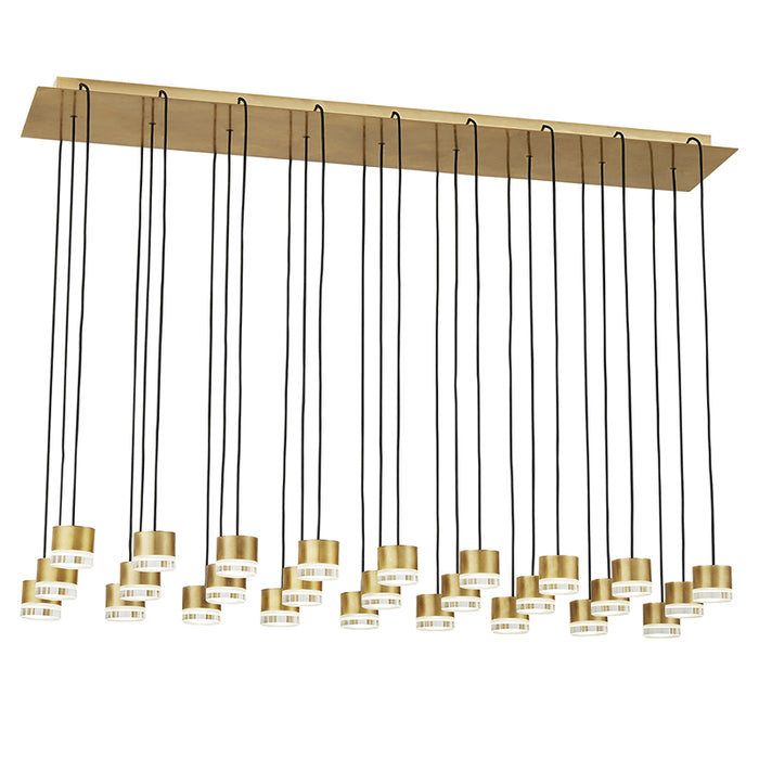 Tech 700TRSPGBL27 Gable 27-lt 45" LED Chandelier