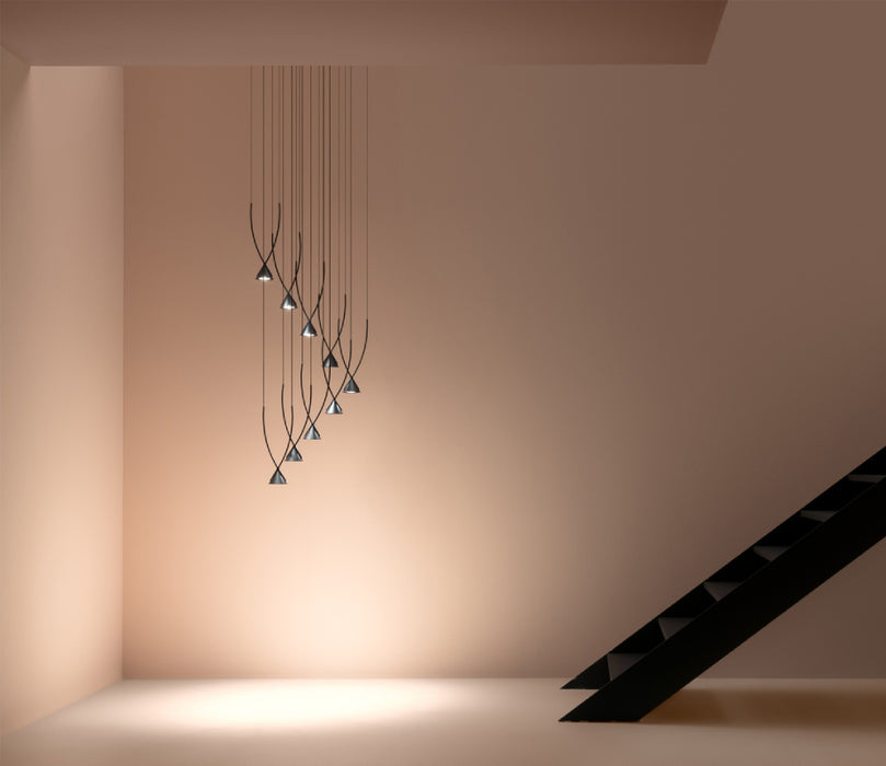 Axo USJEWX10 Jewel 9-lt 20" LED Pendant