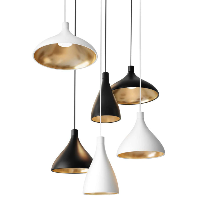 Pablo Designs Swell Single Narrow LED Pendant