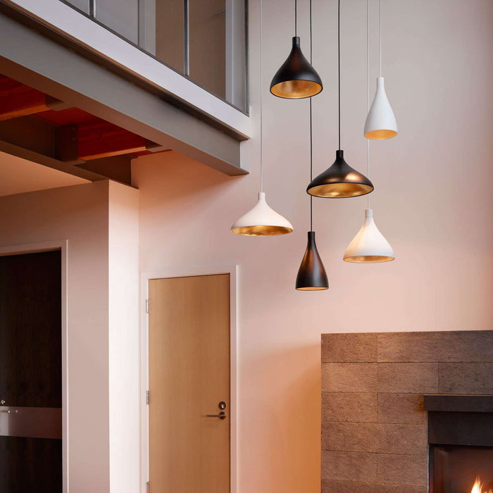 Pablo Designs Swell Single Narrow LED Pendant