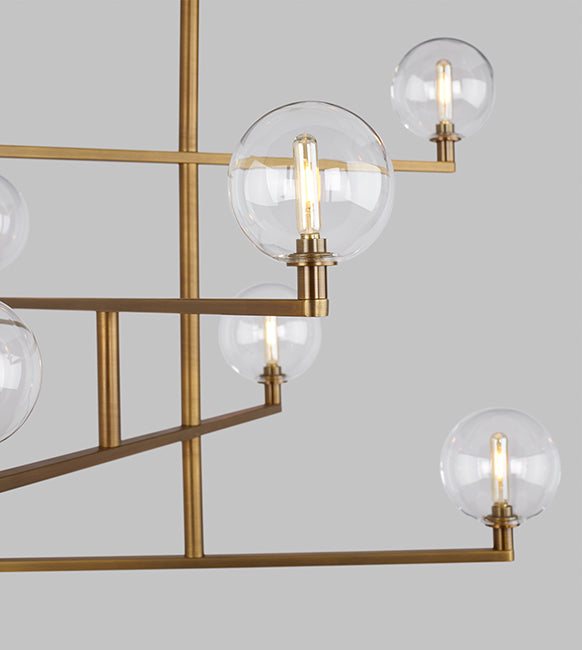 Tech 700GMB Gambit 8-lt 35" LED Chandelier