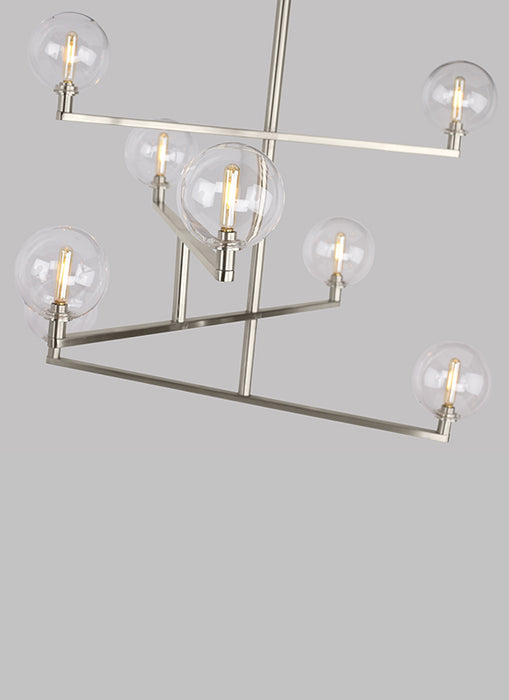 Tech 700GMB Gambit 8-lt 35" LED Chandelier