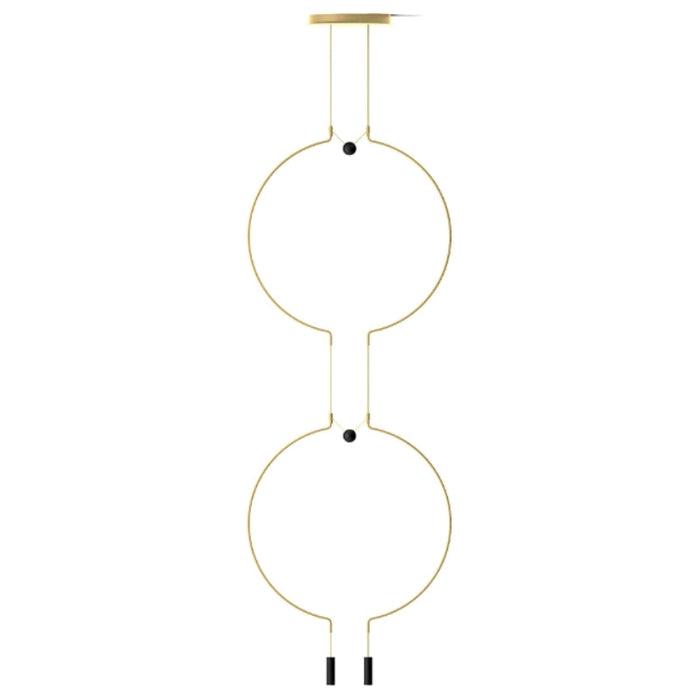 Axo USLIADM2 Liaison 2-lt 33" LED Round Double Pendant