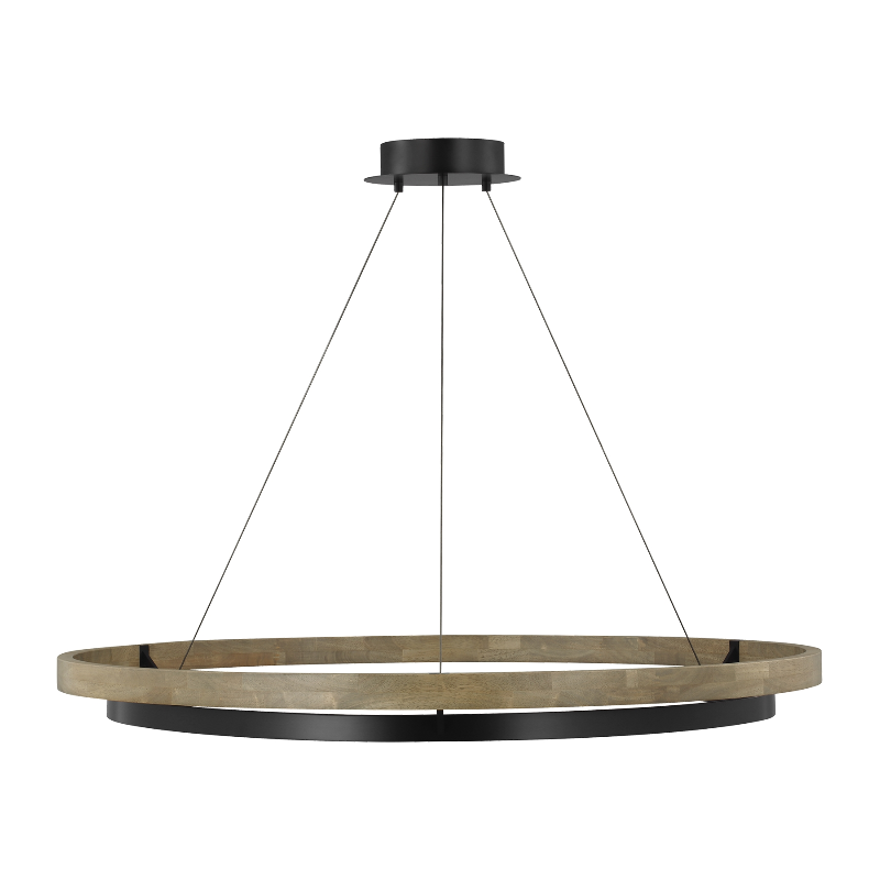 Visual Comfort 700GRC48 Grace 1-lt 48" LED Chandelier - Matte Black