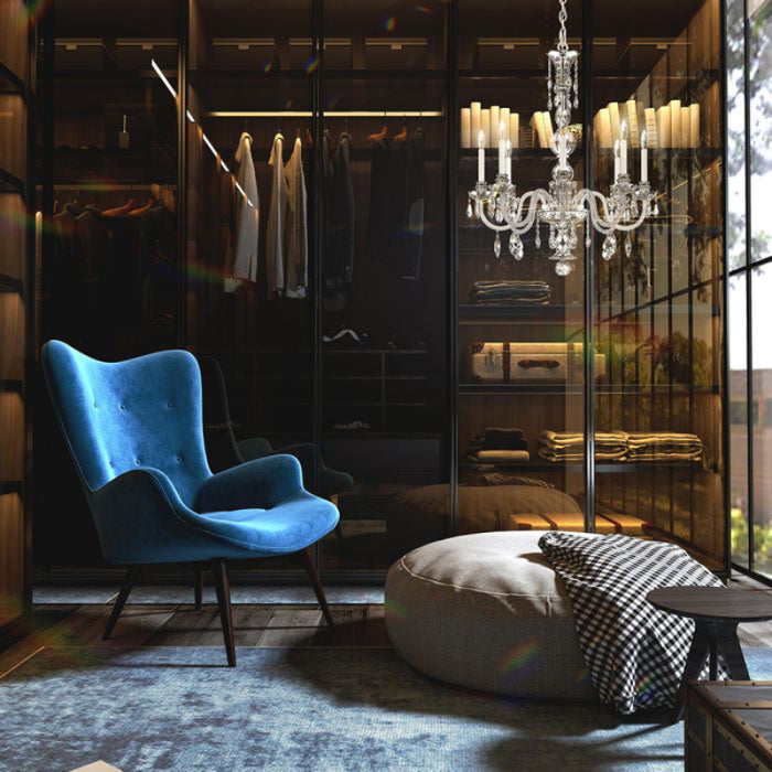Schonbek HA5837 Hanover 8-lt 28" Chandelier
