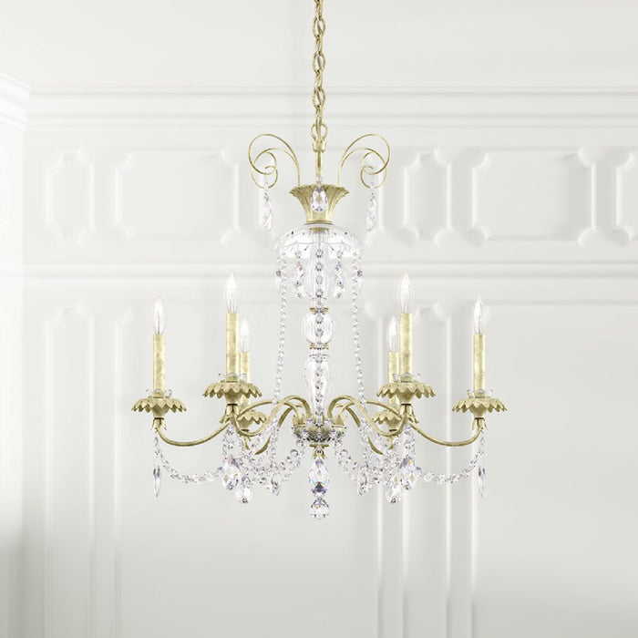 Schonbek AT1006N Helenia 6-lt 28" Chandelier