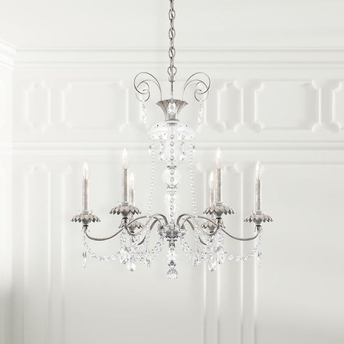 Schonbek AT1006N Helenia 6-lt 28" Chandelier