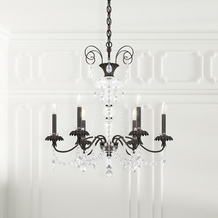 Schonbek AT1006N Helenia 6-lt 28" Chandelier