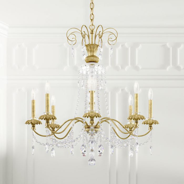 Schonbek AT1008 Helenia 8-lt 32" Chandelier