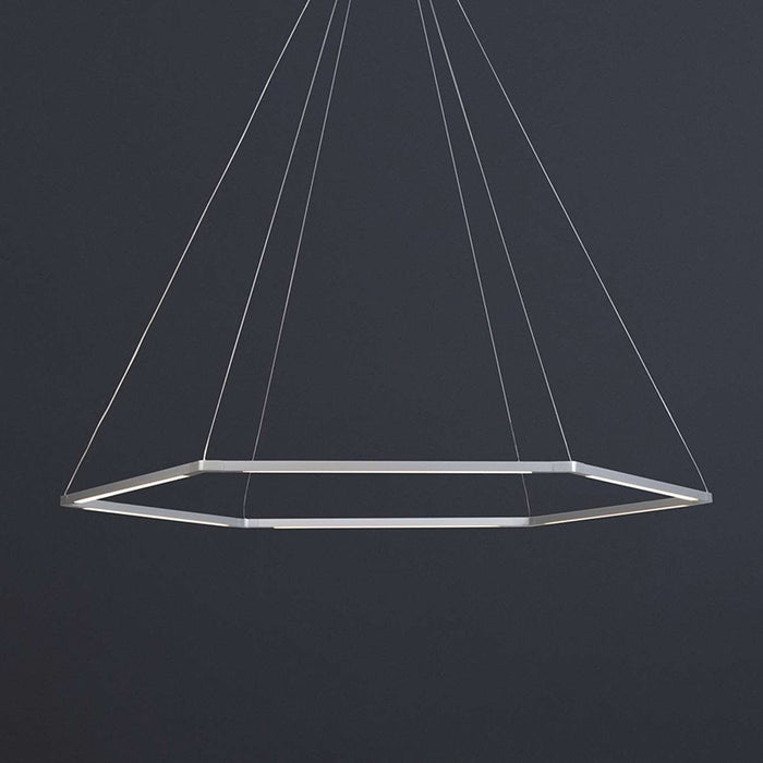 Z-Bar Honeycomb LED Pendant by Koncept