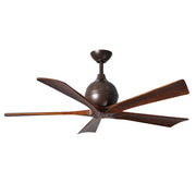 Matthews Fan IR5 Irene–5 52" Ceiling Fan - Textured Bronze/Walnut
