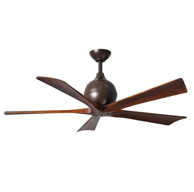 Matthews Fan IR5 Irene–5 52" Ceiling Fan - Textured Bronze/Walnut