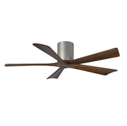 Matthews Fan IR5H Irene-5H 52" Hugger Ceiling Fan - Brushed Nickel
/Walnut
