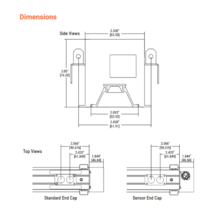 DL2R Discreet Linear 2" LED Recessed Mount