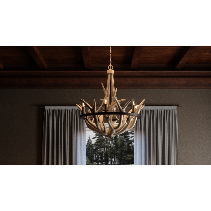 Quoizel JR5006 Journey 6-lt 26" Chandelier