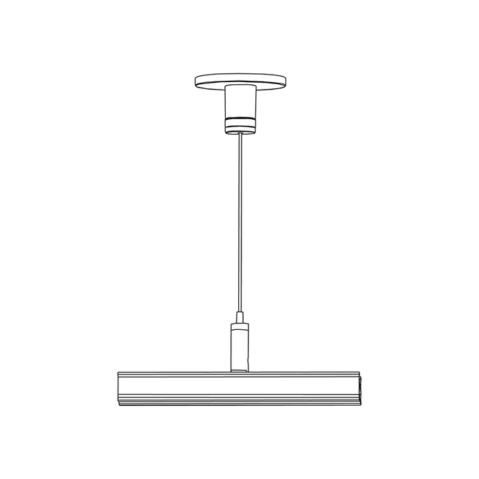 Juno T597 48" Rigid Ceiling Cable Suspension Kit