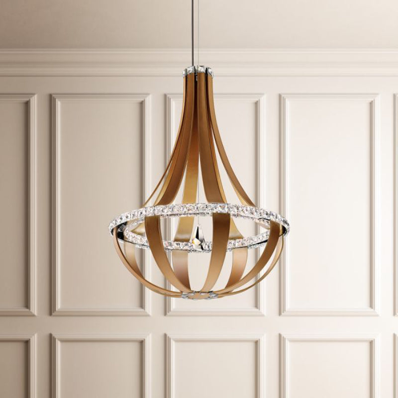 Schonbek SCE120D Crystal Empire 16-lt 27" LED Pendant