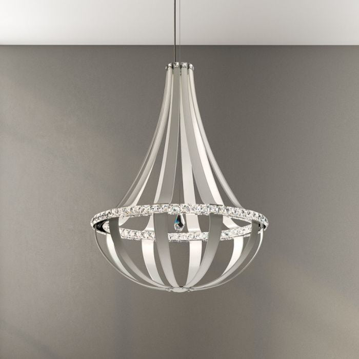 Schonbek SCE130D Crystal Empire 20-lt 34" LED Pendant