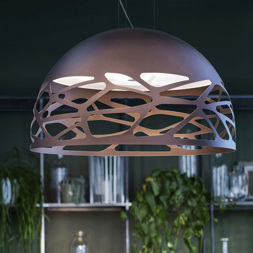 Studio Italia Design 14128 Kelly 3-lt 31" Dome Pendant