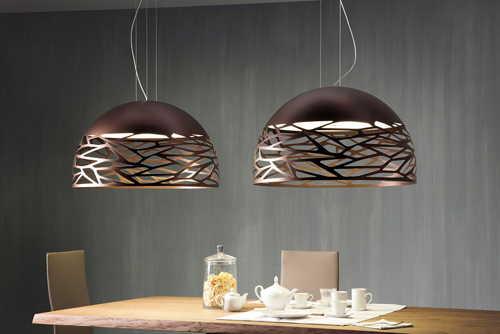 Studio Italia Design 14128 Kelly 3-lt 31" Dome Pendant