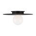 Visual Comfort KF1011 Nodes 1-lt 14" Flush Mount - Midnight Black