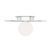 Visual Comfort KF1011 Nodes 1-lt 14" Flush Mount - Polished Nickel
