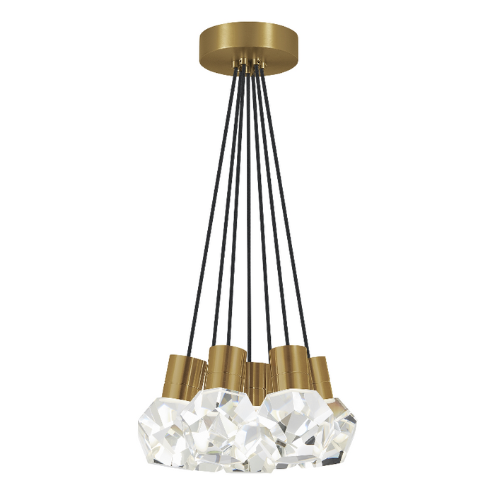 Tech 700TDKIRAP7 Kira 7-lt 15" LED Pendant, 3000K