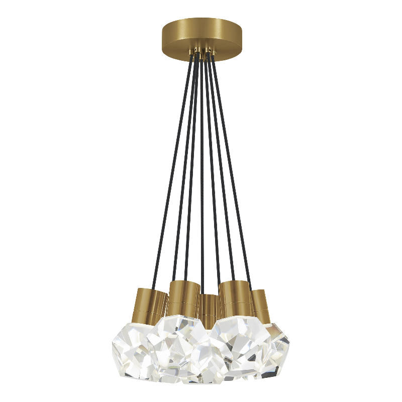 Tech 700TDKIRAP7 Kira 7-lt 15" LED Pendant, 3000K