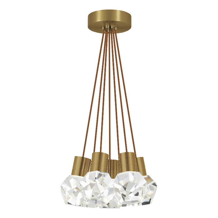 Tech 700TDKIRAP7 Kira 7-lt 15" LED Pendant, Warm Dim