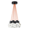 Tech 700TDKIRAP7 Kira 7-lt 15" LED Pendant, 3000K