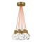 Tech 700TDKIRAP7 Kira 7-lt 15" LED Pendant, 3000K