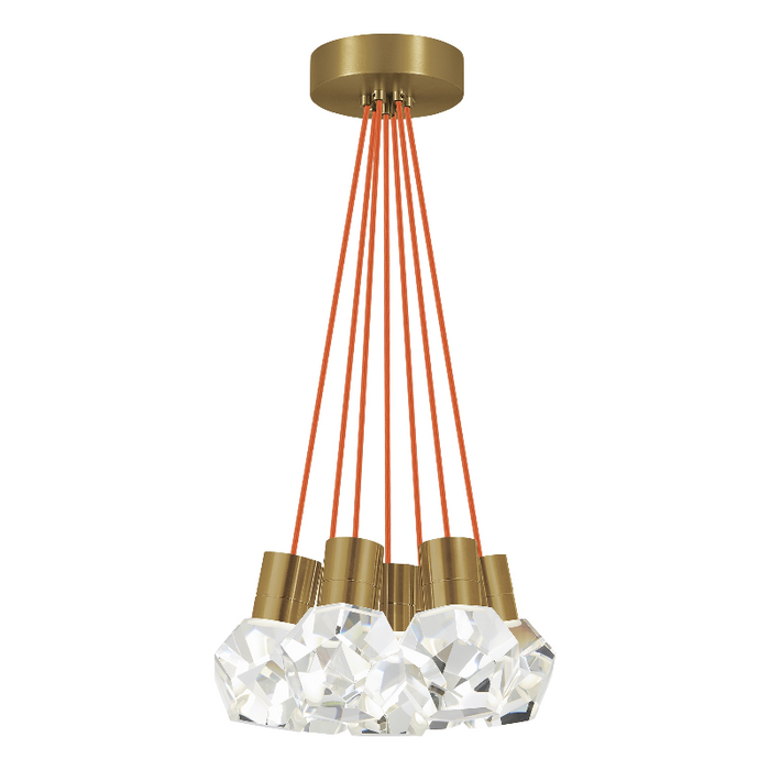 Tech 700TDKIRAP7 Kira 7-lt 15" LED Pendant, 3000K