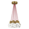 Tech 700TDKIRAP7 Kira 7-lt 15" LED Pendant, 3000K