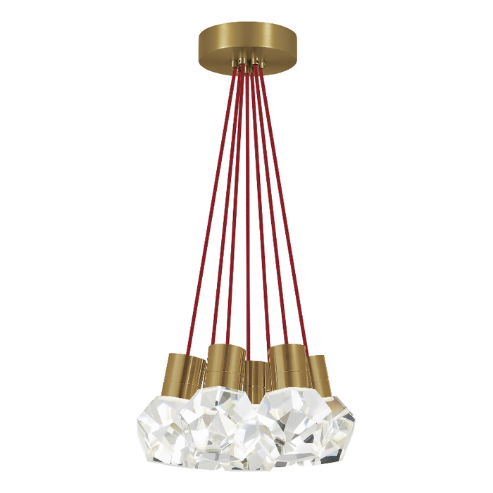 Tech 700TDKIRAP7 Kira 7-lt 15" LED Pendant, 3000K