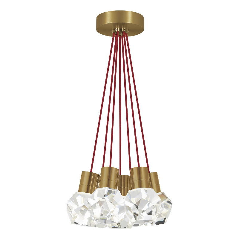 Tech 700TDKIRAP7 Kira 7-lt 15" LED Pendant, 3000K